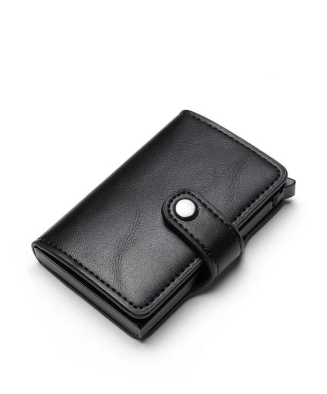 PU Leather Pop-Up Slim Wallet